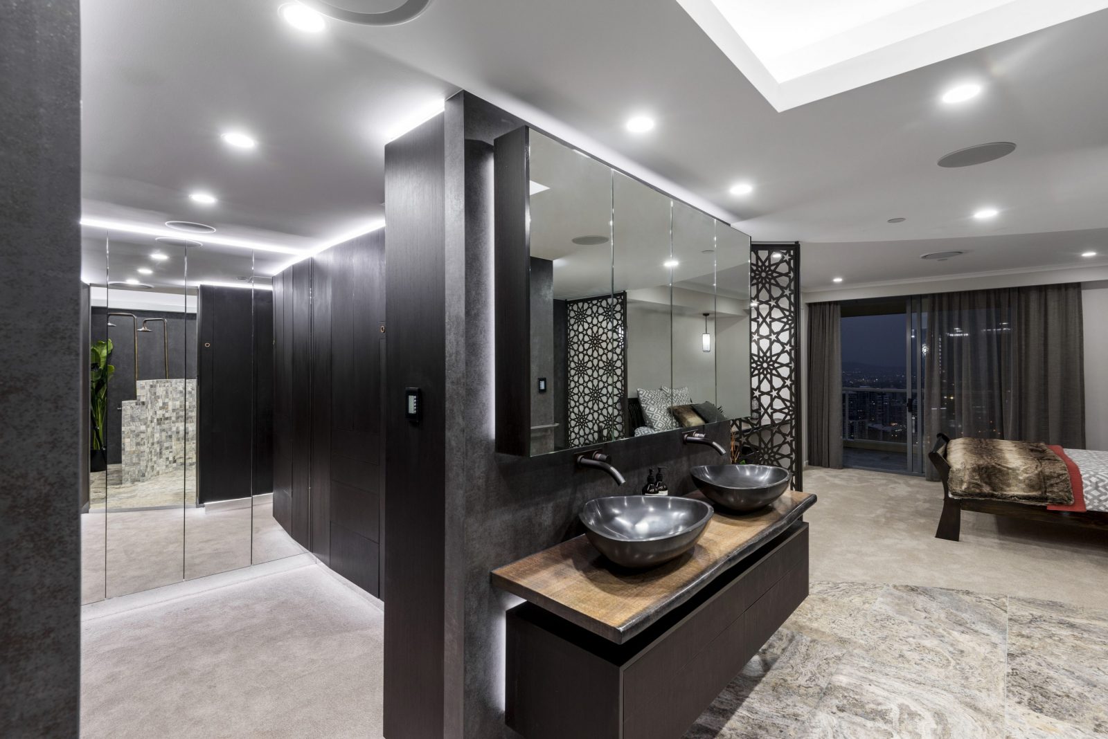 Curated visual reference: Fresh Look at Brisbane Cbd Penthouse Master Suite Bathroom Renovation