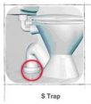 S trap Toilet